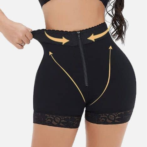 Culotte gaine rebond-fessier avez zip